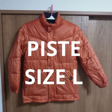 PISTE 오렌지 다운 자켓 L 사이즈