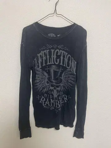 Affliction 긴팔 티셔츠 S 그런지 락 Y2K 헤이세이