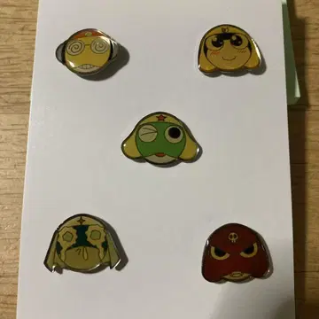 개구리 중사 케로로 핀 배지 참 씰 미사용