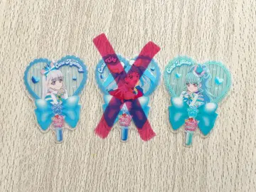 너와 아이돌 프리큐어 부채형 클리어 카드 큐어냐미 & 큐어리리안