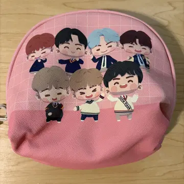 BTS Island 인더섬 시마무라 파우치 핑크 BTS