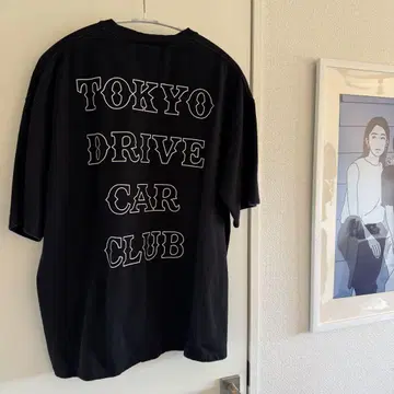 TOKYO DRIVE CAR CLUB 반팔T셔츠 XL 블랙
