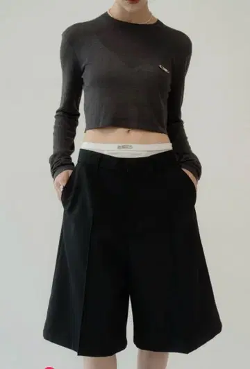 knuthmarf layered half pants