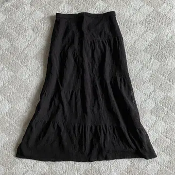 센소유니코 tb 롱 스커트 블랙 레이스