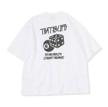 That's life 'DICE' 로고 티셔츠 댓츠라이프