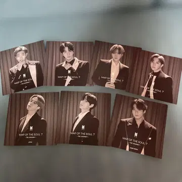 BTS MOS 체인지 자켓 카드 7장 세트