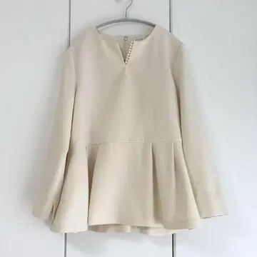 [ PLST ] 모조 진주 블라우스 팬츠 셋업 size L