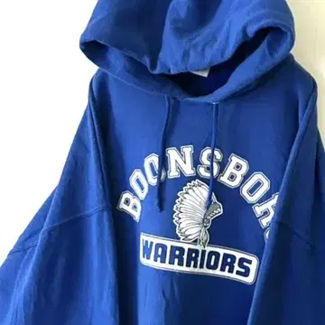 저지 BOONSBORO 맨투맨 후드티 XL 블루 구제 의류