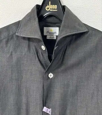 giannetto 다크 그레이 호리즌탈 칼라 15/38