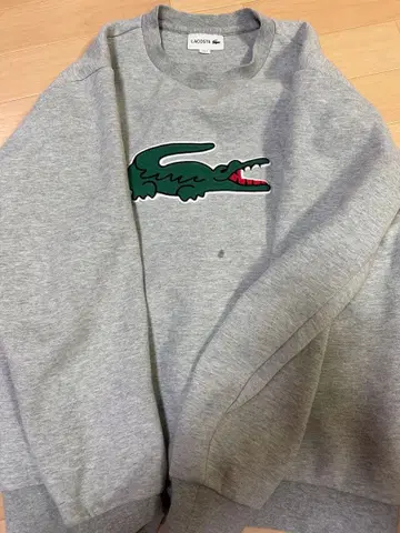 LACOSTE 그레이 맨투맨 US S