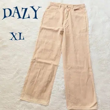 [쉬인] 빅 사이즈 코튼 100% 하이웨스트 치노 팬츠 XL 무지