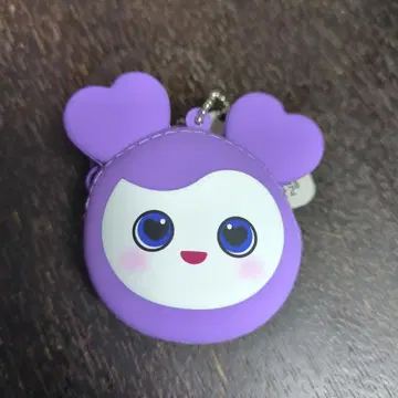 GiGO TWICE LOVELYS 실리콘 미니 지갑 사나 서브리