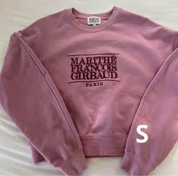 Marithe Francois Girbaud 마리테 맨투맨 핑크 S