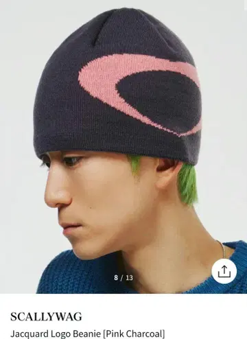 SCALLYWAG Jacquard Logo Beanie