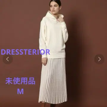 DRESSTERIOR 스웨이드라이크 아코디언 플리츠 스커트 M