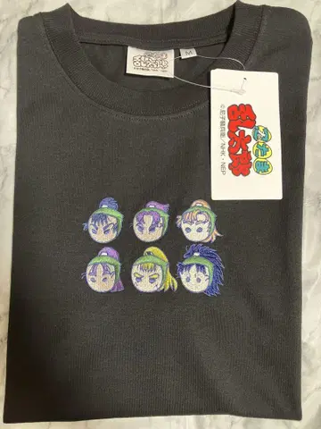 닌타마 란타로 시마무라 T셔츠 6학년 블랙 M 사이즈