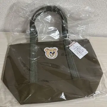 올드 테디 와펜 토트백 다크 그린