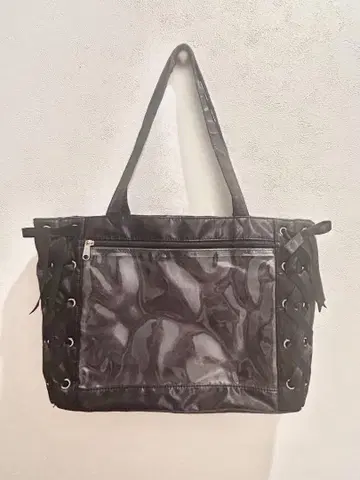 WEGO 레이스업 이타백 S 사이즈 블랙
