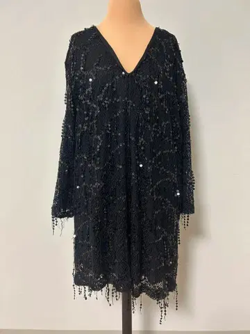 ZARA 스팽글 드레스 원피스 새상품급