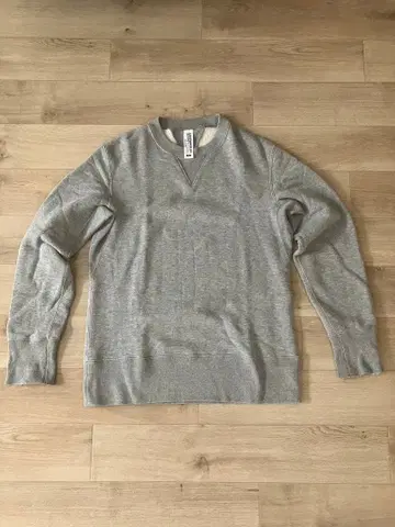 BEAMS LOOPWHEELER 그레이 맨투맨 M