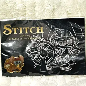 디즈니 스티치 캐리비안의 해적 핀 배지
