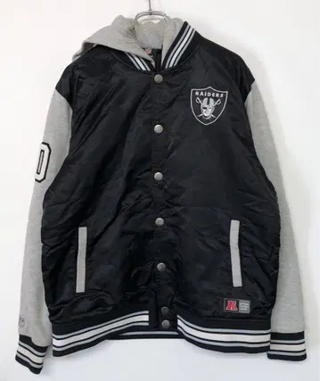 NFL 레이더스 구제 의류 와펜 후드 부착 나일론 자켓