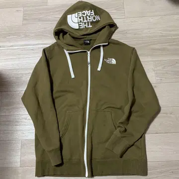 THE NORTH FACE 올리브 XL 풀 집업 후드티