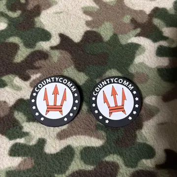 미사용 새상품 COUNTYCOMM 벨크로 패치 와펜 2장 세트