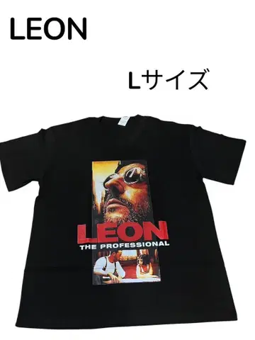 레온 LEON 무비 T셔츠 서양화 프랑스 영화 L 사이즈 블랙