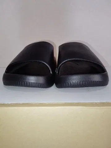 블랙 오픈토 샌들 26cm