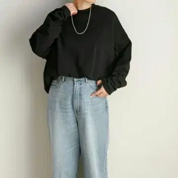 W166 URBANRESEARCH 벌룬헴 맨투맨 풀오버