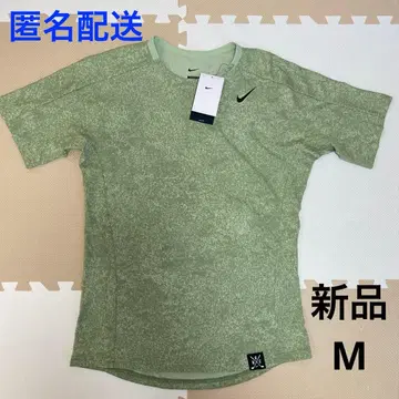 NIKE 골프 클럽 남성용 골프 숏 슬리브 탑 그린