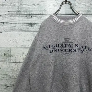 [최고 디자인] 빅 로고 빈티지 빅 루즈 레어 앞 기모 맨투맨