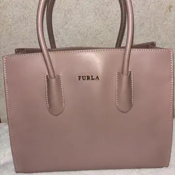 미사용품 FURLA 핑크 핸드백
