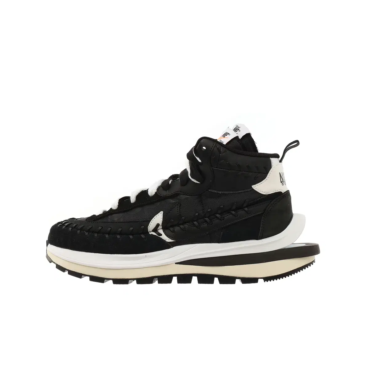 [265] Nike x Sacai x Jean Paul Gaultier Vaporwaffle Black White