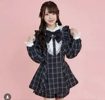 시크릿허니 액세서리 리본 레이스 프릴 셋업