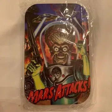 새상품 아메리칸 잡화 영화 캔 케이스 [Mars Attacks!]