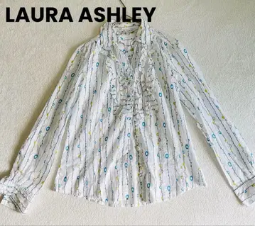 LAURA ASHLEY 로라 애슐리 코튼 올 패턴 셔츠 사이즈 9