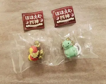 미소짓는 사신 마스코트 피규어 2세트 스자쿠 겐부