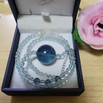 아쿠아 마린 목걸이