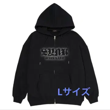 SYNK 후드 부착 집업 후드티 블랙