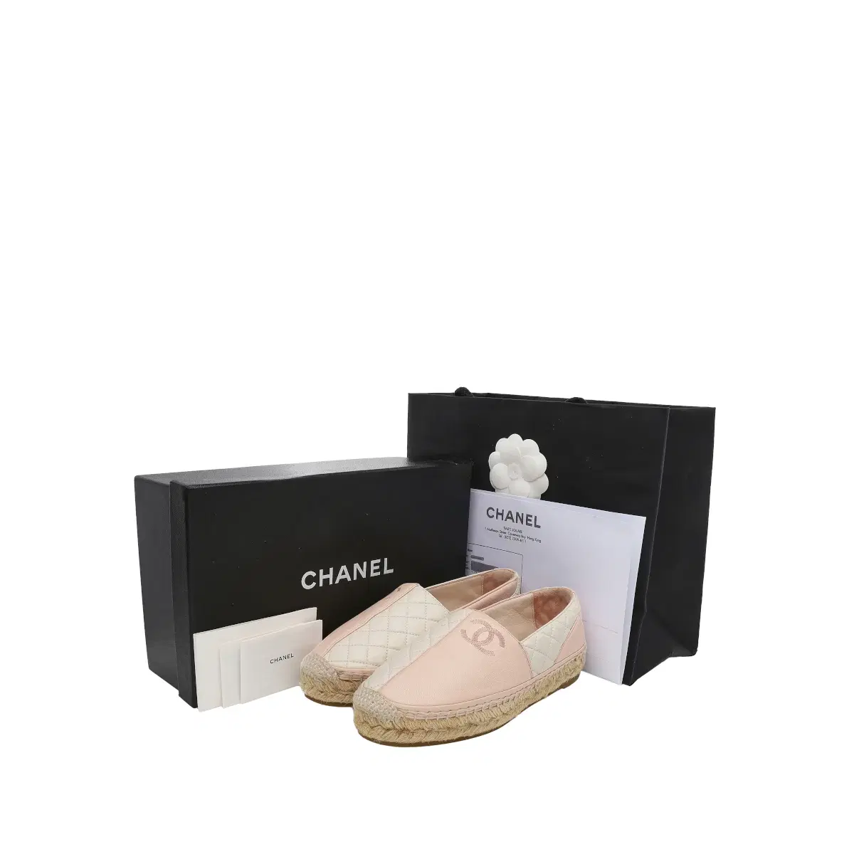 [EU 35] (W) 샤넬 퀄팅 에스파드리유