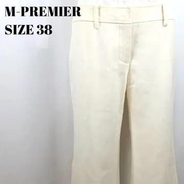 M-PREMIER 엠프리미어 스트레이트 팬츠 울 혼방 캐시미어 혼방 일본