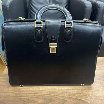 BANUCE 가죽 비즈니스 백 블랙