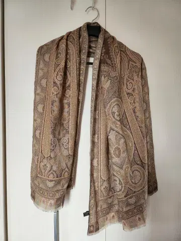 ETRO 빈티지 캐시미어 x 실크 숄 스카프