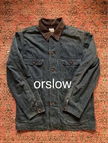 레어템 orSlow 오어슬로우 데님 커버올 담요 L 3