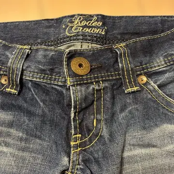 로데오 크라운 Rodeo Crowns 데님 청바지 26 데미지