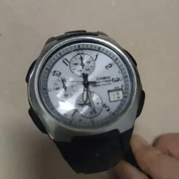 CASIO 크로노그래프 아날로그 전파 솔라 시계