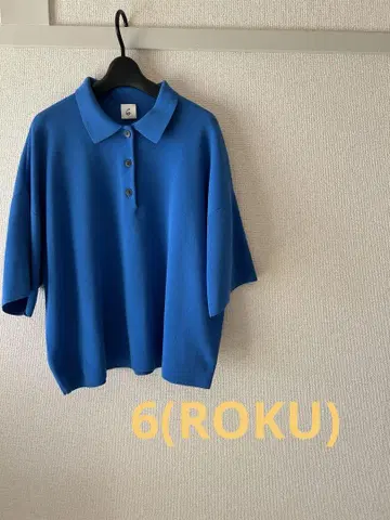 6(ROKU) 로쿠 반팔 피케 셔츠