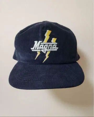 Magna 네이비 코듀로이 캡 90s